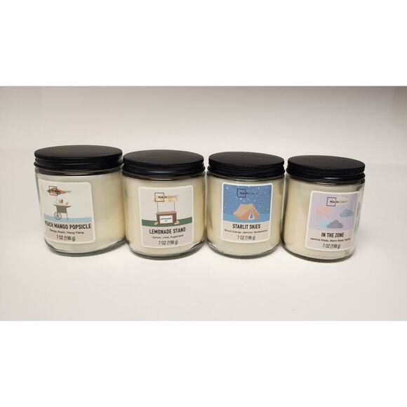 MAINSTAYS 7oz Scented Candles Lots of 4 - Picture 4 of 4